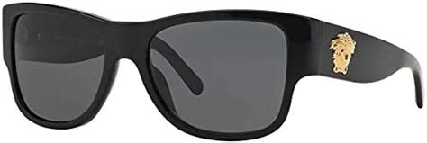 versace ve4275|Versace Men's VE4275 Sunglasses, Black, 58/18/140 .